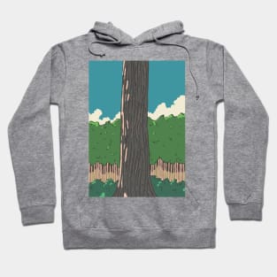 Woodland forest. Hoodie